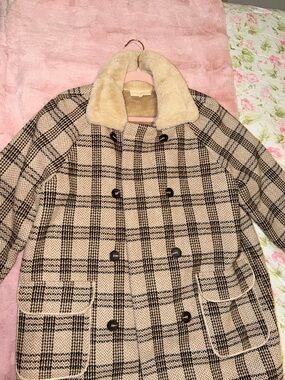 Melloday Plaid Coat size Large from Nordstrom